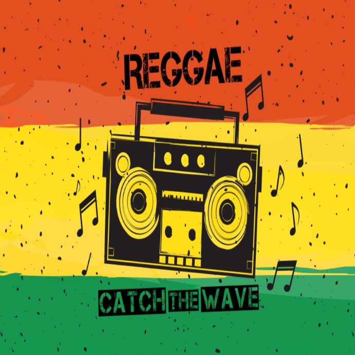 Reggae background design flyer Template PosterMyWall