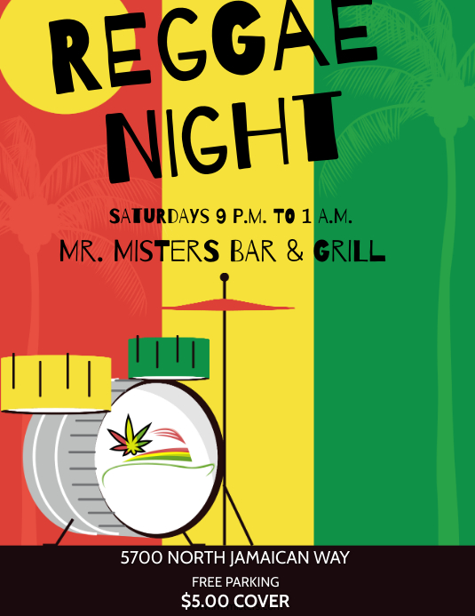 Copy of REGGAE | PosterMyWall