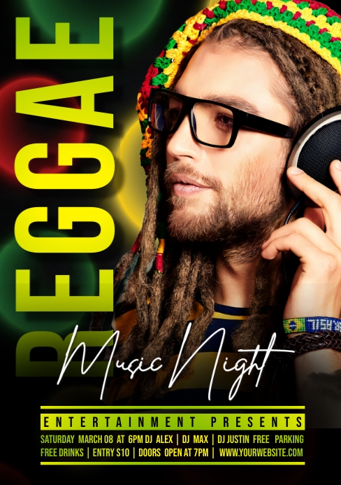Reggae Template | PosterMyWall