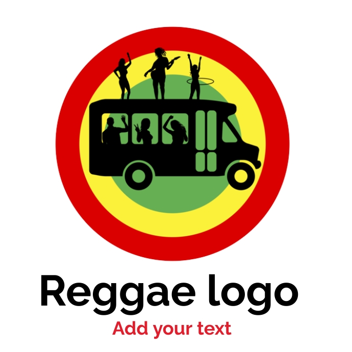 Reggae logo, festival logo,BUS LOGO Template | PosterMyWall
