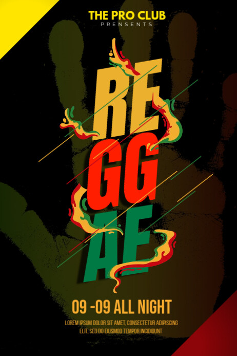 Reggae Party Ads Template | PosterMyWall