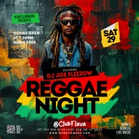 Reggae Party Instagram na Post template