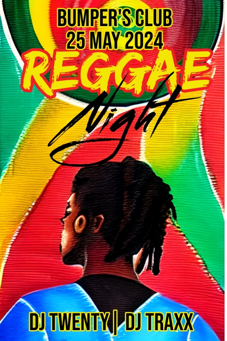Reggae Party Night Poster Template | PosterMyWall