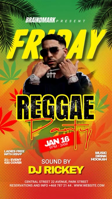 Copy of Reggae party template | PosterMyWall