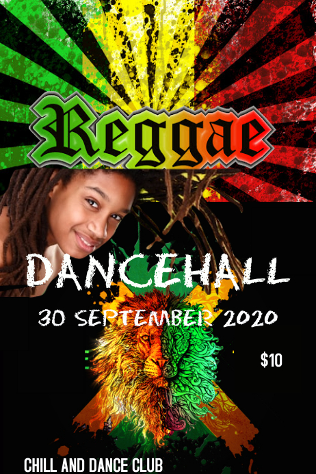 Reggae POSTER Template | PosterMyWall