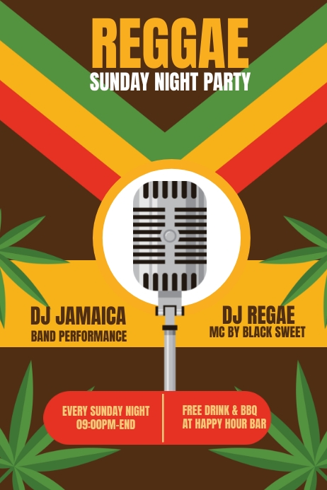 Copy of Reggae Sunday Party | PosterMyWall