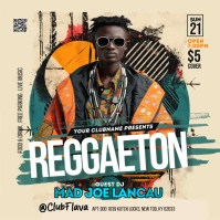 Reggaeton Instagram Post template