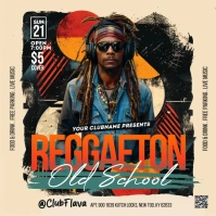 Reggaeton Instagram Post template