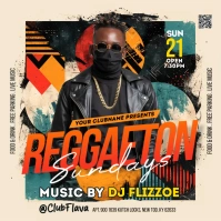 Reggaeton Post Instagram template