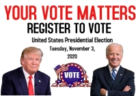 register to vote presidential election 2020 Postal template