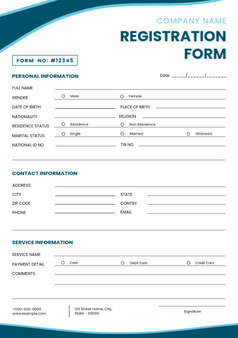 Trip Registration Form Template Registration Form Templates | Formsite