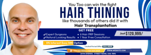 Regrow Confidence, Restore Your Hair Facebook-coverfoto template