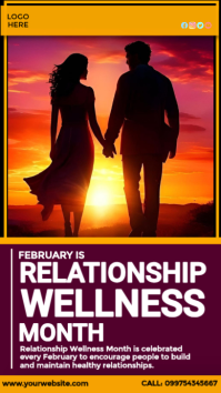 Relationship Wellness Month Instagram Story template