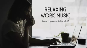 Sort Relaxing Work Music YouTube-miniature Template