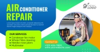 reliable  AC technician, air conditioner expert Facebook Shared Image template