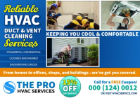 Reliable HVAC Cleaning Services A4 template
