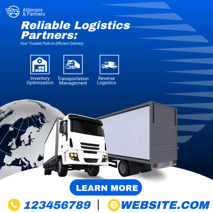 RELIABLE LOGISTICS Template | PosterMyWall