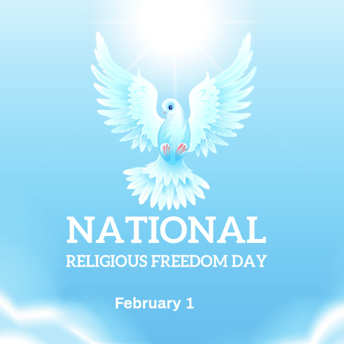 Religious freedom day Template | PosterMyWall
