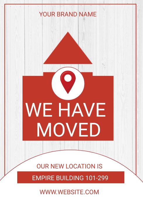 Relocation Flyer Template | PosterMyWall