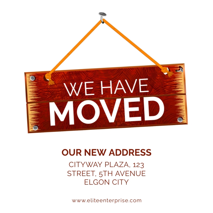 Relocation flyer Template | PosterMyWall