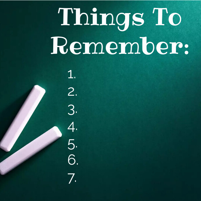 Remember Template | PosterMyWall