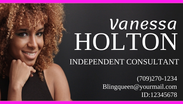 independent Jewelry Consultant Business Card template