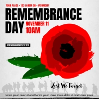 REMEMBRANCE DAY BANNER Instagram-Beitrag template