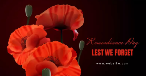 remembrance day Facebook Shared Image template
