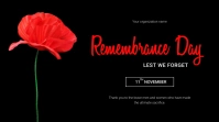 Remembrance day Presentación (16:9) template