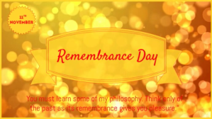 Remembrance Day YouTube-miniature template