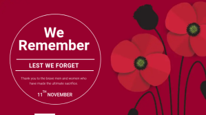 Red remembrance day Isethulo Template