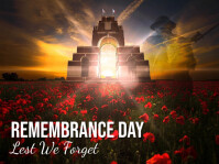 Brown Remembrance Day Presentasi Template