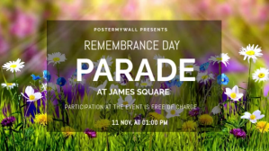 Remembrance Day parade  display template
