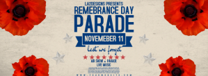 Remembrance Day PARADE FB Banner v.1 Zdjęcie w tle na Facebooka template