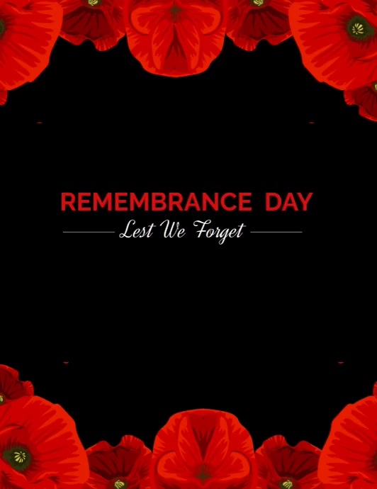 Copy of Remembrance Day | PosterMyWall