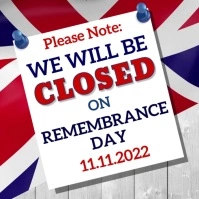 Remembrance Day Social Media Post Template Carré (1:1)