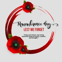 Remembrance Wpis na Instagrama template