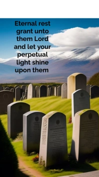 Remembrance flyer Digital Display (9:16) template