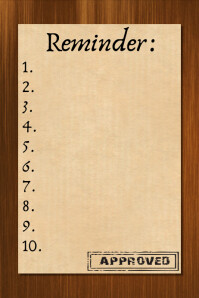 Reminder Template PosterMyWall