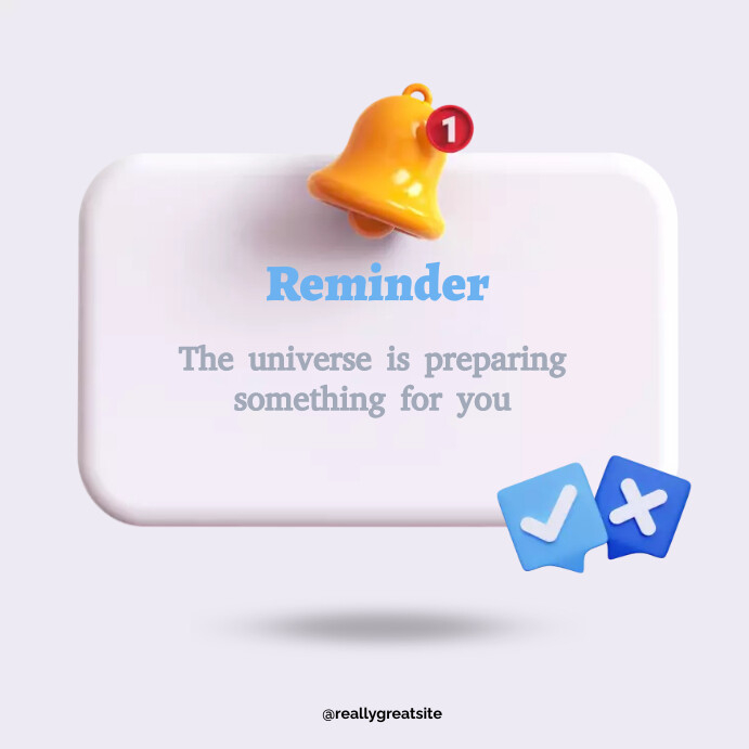 Contoh Reminder Simple Plantilla de Reminder | PosterMyWall