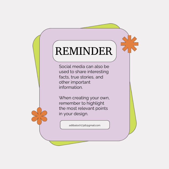 Reminder Template | PosterMyWall