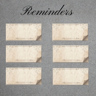 Reminder template | PosterMyWall
