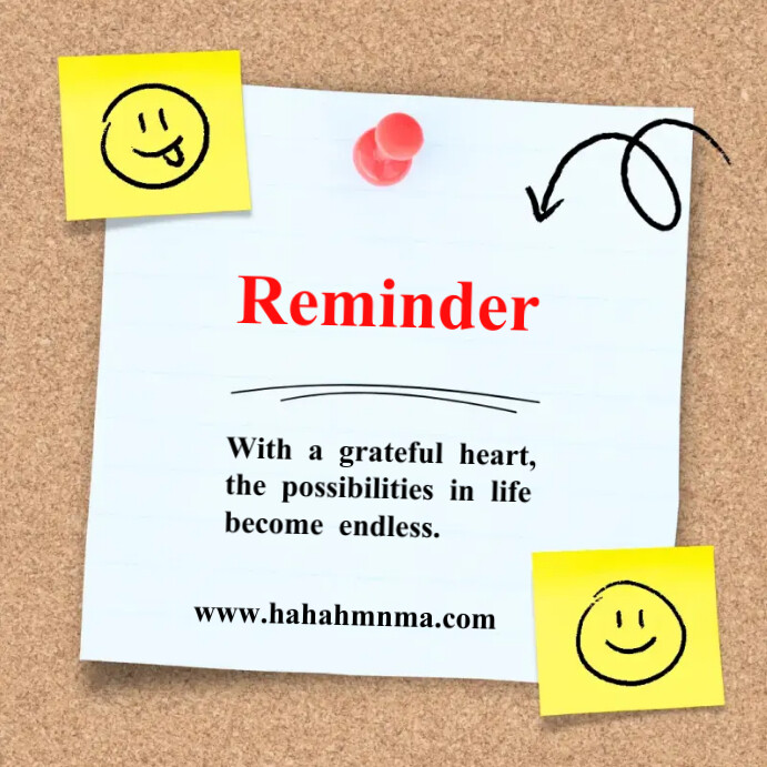 Plantilla de Reminder | PosterMyWall