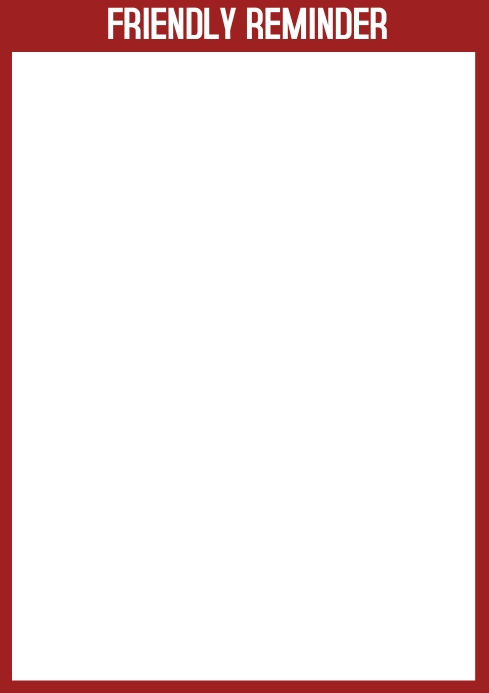 reminder Template | PosterMyWall