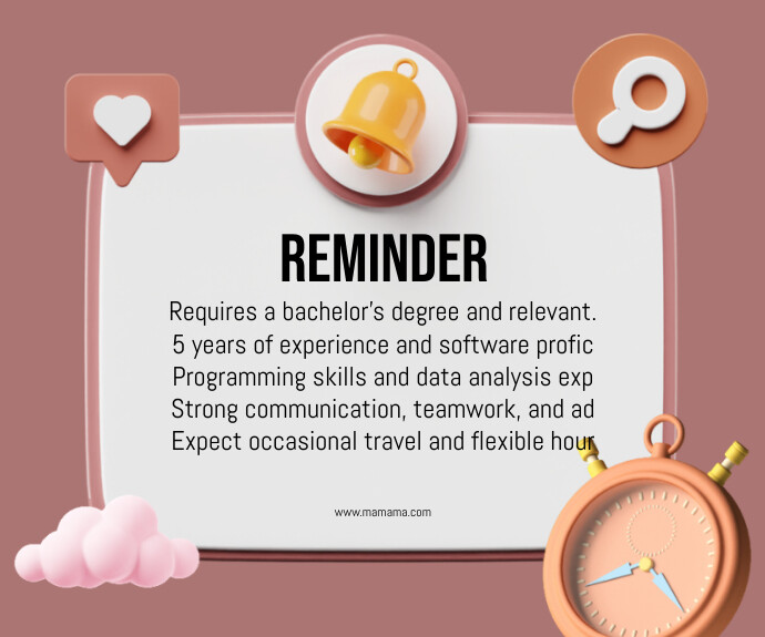 reminder Template | PosterMyWall