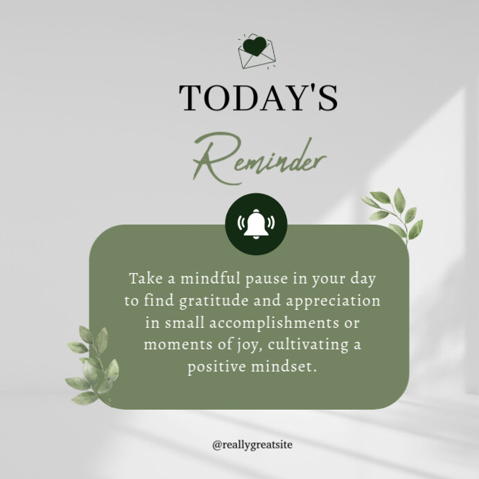 Reminder Template | PosterMyWall