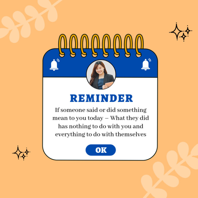 Reminder Template | PosterMyWall