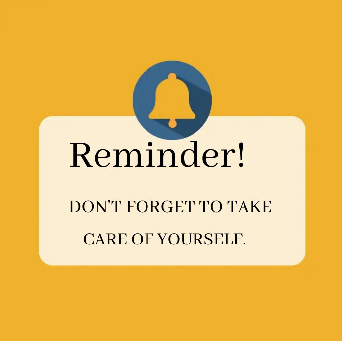 Reminder Template | PosterMyWall