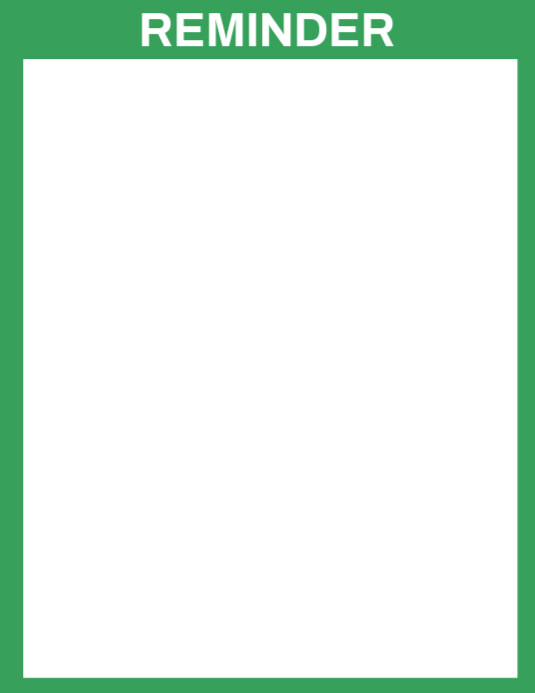 reminder notice Template | PosterMyWall