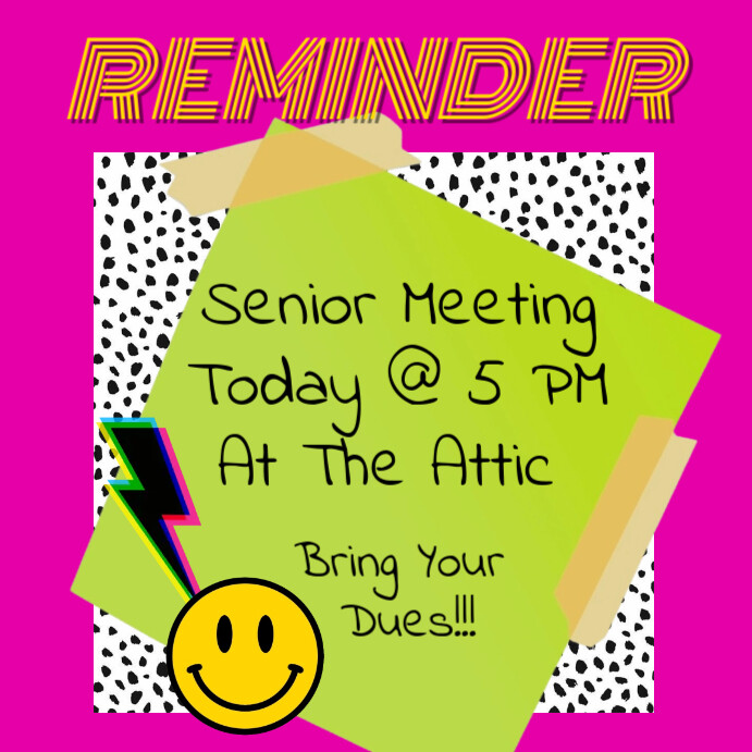 Reminder Poster Example Reminder Post It Template | PosterMyWall